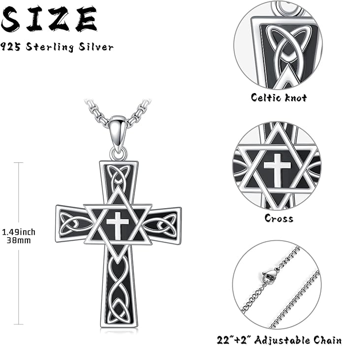 Taioiat Baseball Necklace for Men 925 Sterling Silver Sports Necklace Baseball Cross Necklace Jewelry Gifts for Women Men
