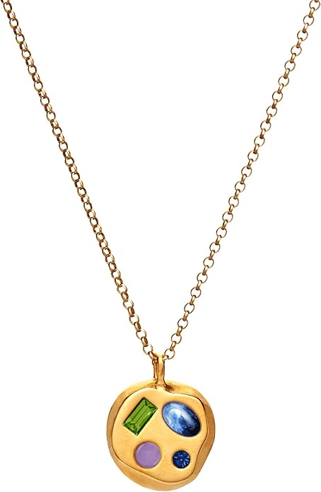 Birthdate 14k Gold Necklace for Women - 16-20in Adjustable 14 Karat Gold Chain with Lobster Clasp - Cadenas de Oro 14k Puro Para Mujer, Ladies Jewelry Birthstone