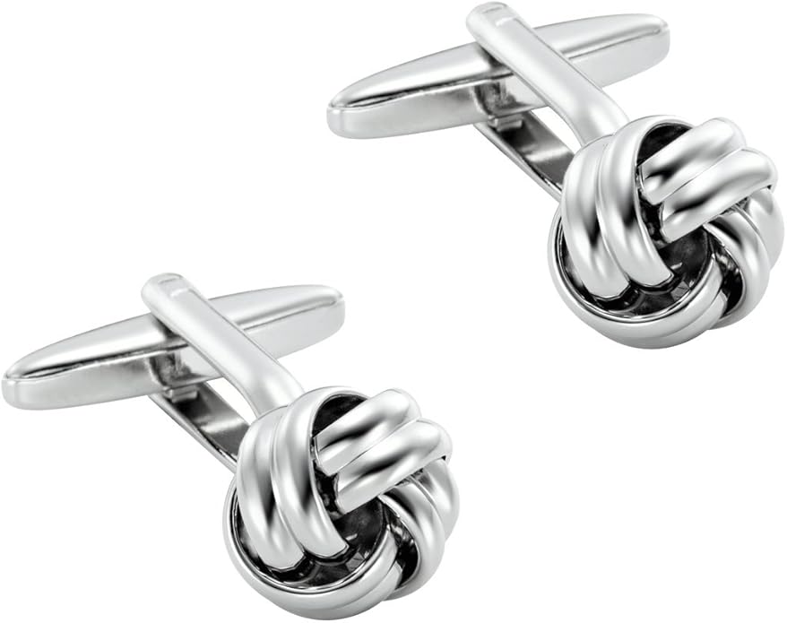 Stunning Mens Nautical Knot Stainless Steel Cufflinks