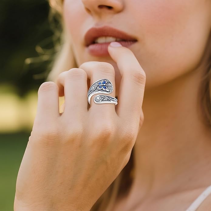 Spoon Ring Sterling Silver Vintage Spoon Ring Jewelry Gifts for Women