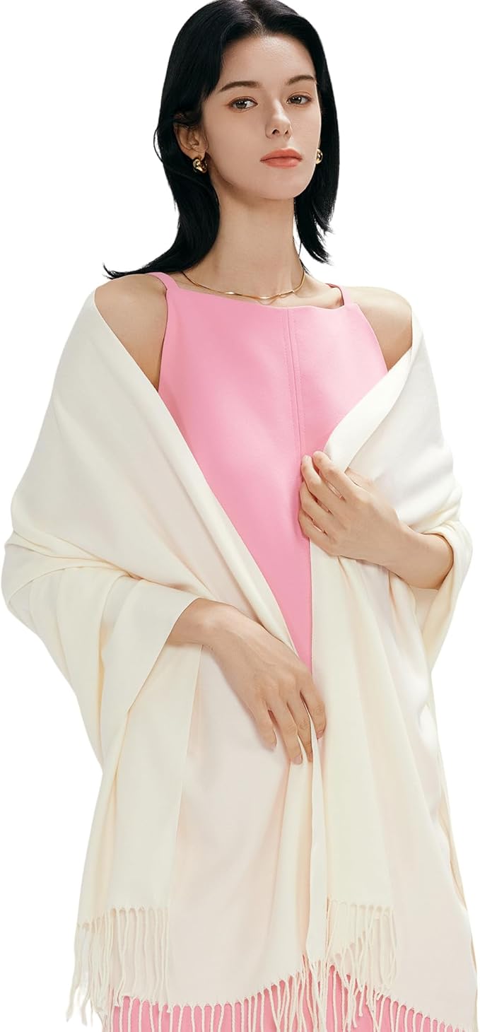 maamgic Women's Winter Scarf Soft Warm Scarf for Women Cozy Shawl Wraps for Women Lightweight Pashmina Style Wrap