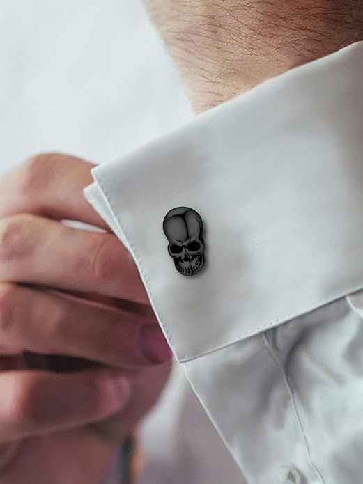 FaithHeart Mens Cufflinks, Norse Viking Tuxedo Shirt Cuff Links, Stainless Steel Cuff Links and Shirt Studs, Gift Box