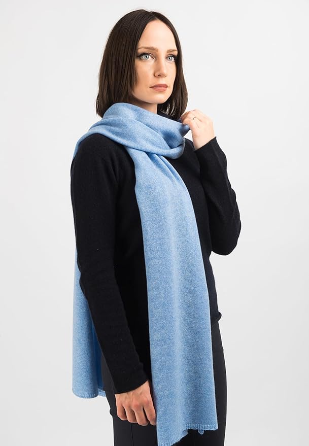 Dalle Piane Cashmere - 100% Cashmere Scarf - Made in Italy - Winter Neck Warmer (14" x 77") - Christmas Gift