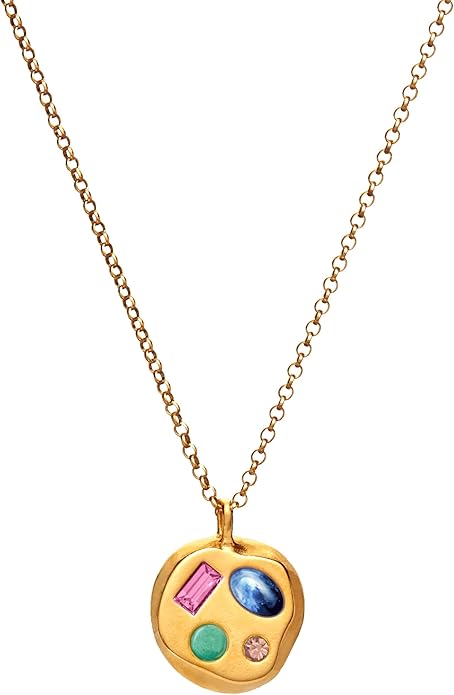 Birthdate 14k Gold Necklace for Women - 16-20in Adjustable 14 Karat Gold Chain with Lobster Clasp - Cadenas de Oro 14k Puro Para Mujer, Ladies Jewelry Birthstone
