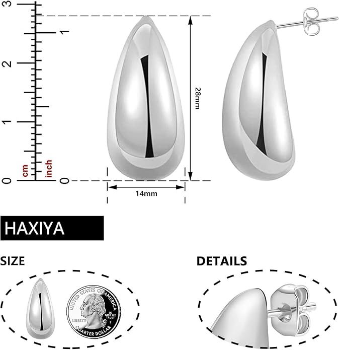 14K Gold Plated Hoop Earrings for Women Triple Huggie Illusion Stud Earring | Double Huggie Hoop Earrings for One Hole | Claw Ear Cuff Earring Jewelry Gift for Women