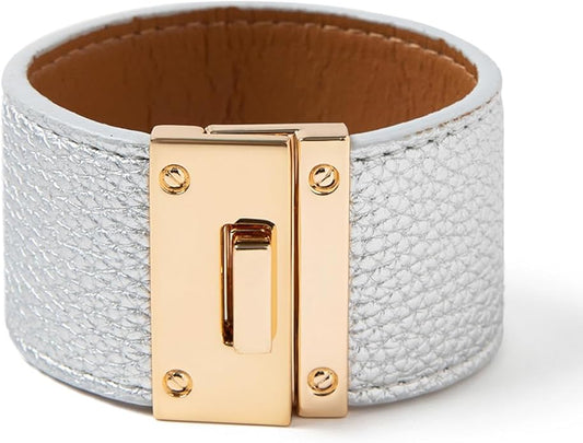 Rantanto Braid Leather Wrap Bracelet Trendy Stackable Crystal Cuff Boho Gold Heart Bracelet Jewelry Gift For Women