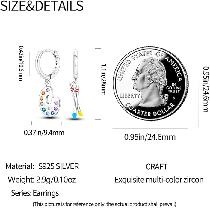 925 Sterling Silver Women Earrings, Sparkling Star and Moon Earrings, Various Hypoallergenic Earrings, Best Gift for Women