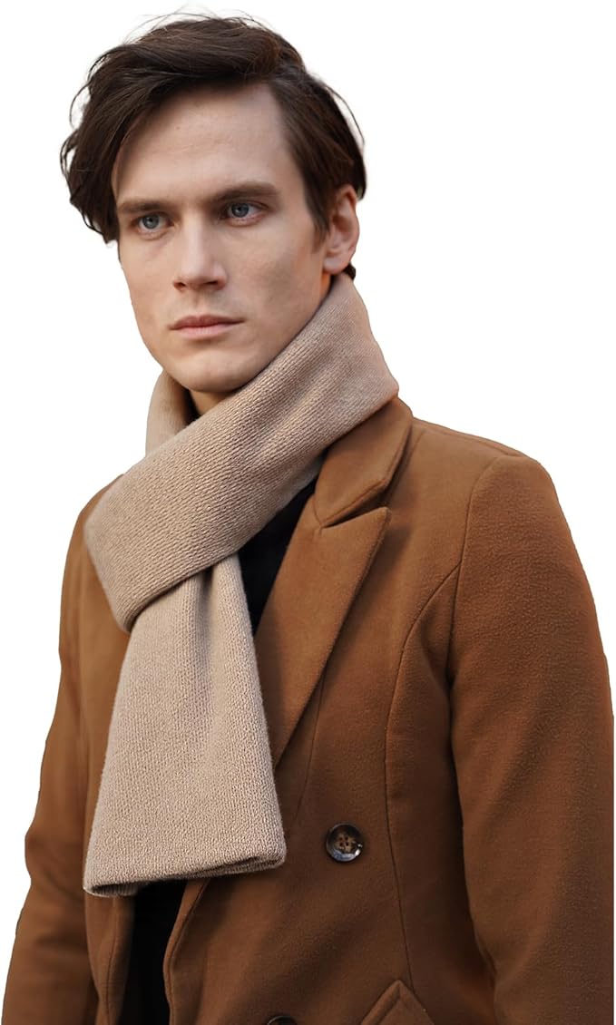 NUOHEMULE Luxury 100% Cashmere Scarf for Women & Men, 59''x10'' Extra Warm Winter Scarf, Blanket Scarves in Premium Gift Box