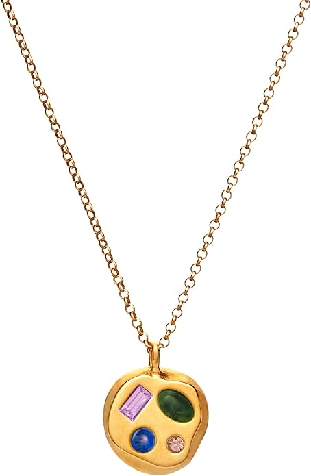 Birthdate 14k Gold Necklace for Women - 16-20in Adjustable 14 Karat Gold Chain with Lobster Clasp - Cadenas de Oro 14k Puro Para Mujer, Ladies Jewelry Birthstone