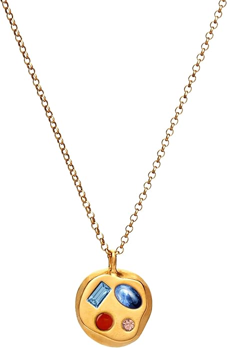 Birthdate 14k Gold Necklace for Women - 16-20in Adjustable 14 Karat Gold Chain with Lobster Clasp - Cadenas de Oro 14k Puro Para Mujer, Ladies Jewelry Birthstone