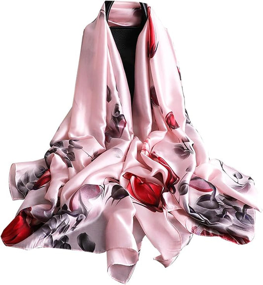 Hioyiwse Shawl Scarf For Women Lightweight Scarves Floral Pattern Formal Evening Dressesformal Shawl Summer Wraps