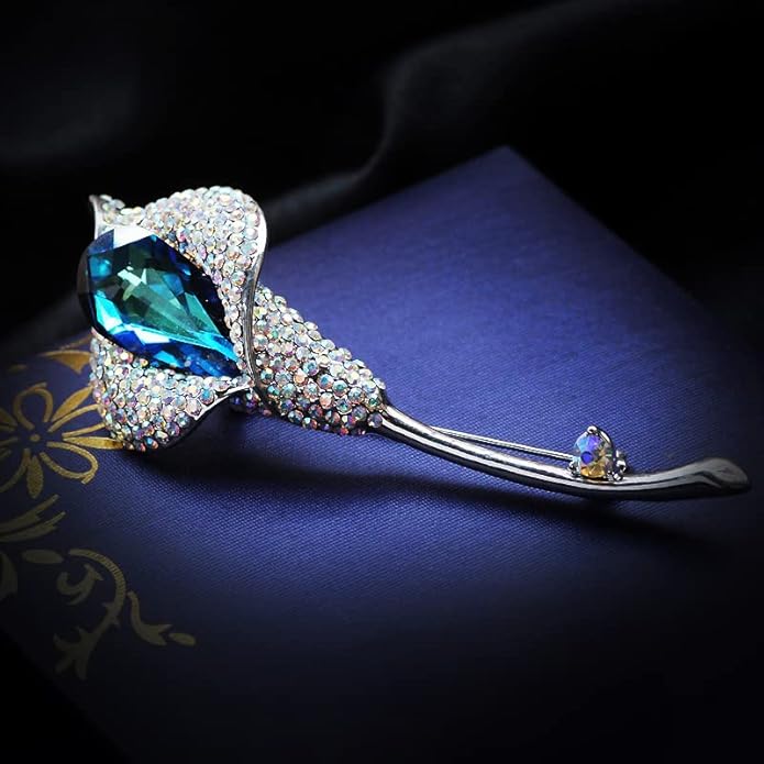AILONMEI Brooch Pins For Women Fashion, Flower Brooches Jewelry For Women Floral Series Brooches And Pins Designer Lady's Costume