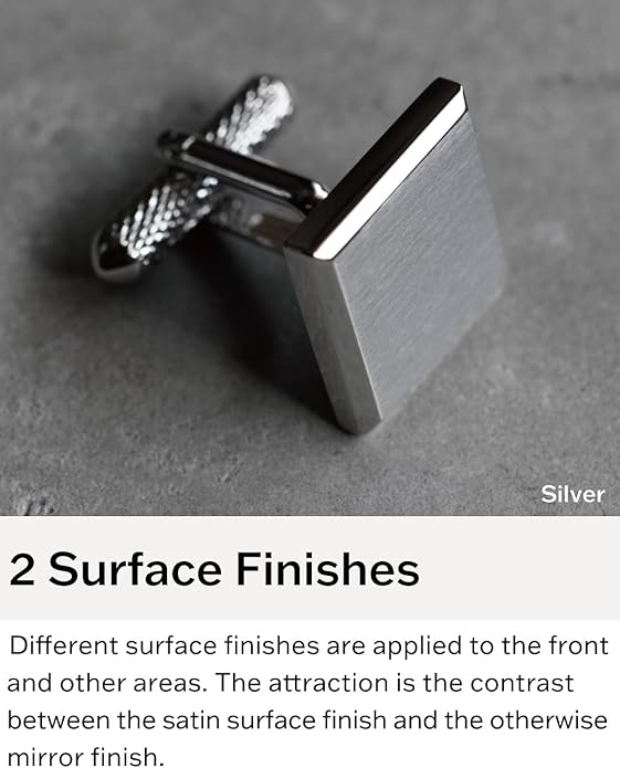 [TAVARAT] Cufflinks for Men cuff links mens Black Silver Light Gold Tps-166