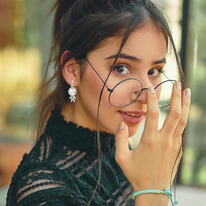 Madison Tyler 80s 90s Earrings for Women | Fun UFO Alien Earrings Space Earrings for Women