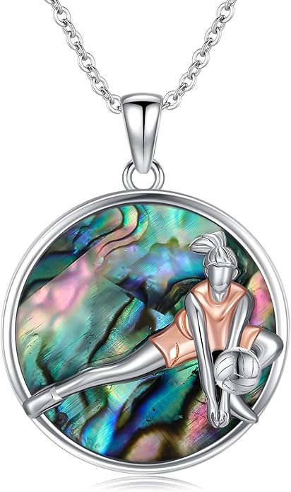 Soccer/Basketball/Gymnastics/Swimming/Ballet/Running/Golf/hockey Necklace 925 Sterling Silver Sport Jewelry Birthday Christmas Gifts for Women
