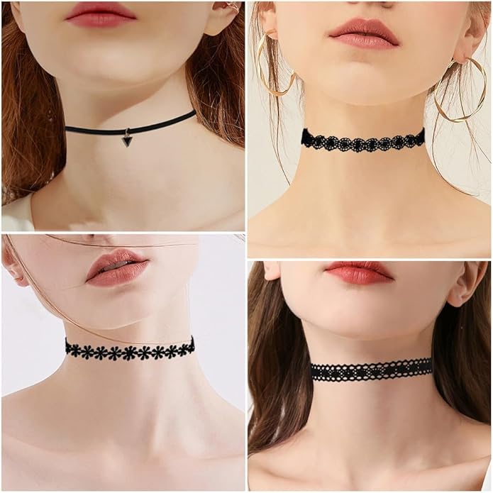 Choker Necklace for Women, Choker Necklaces for Woman, Black Choker, Chokers for Women