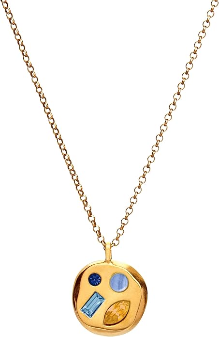 Birthdate 14k Gold Necklace for Women - 16-20in Adjustable 14 Karat Gold Chain with Lobster Clasp - Cadenas de Oro 14k Puro Para Mujer, Ladies Jewelry Birthstone