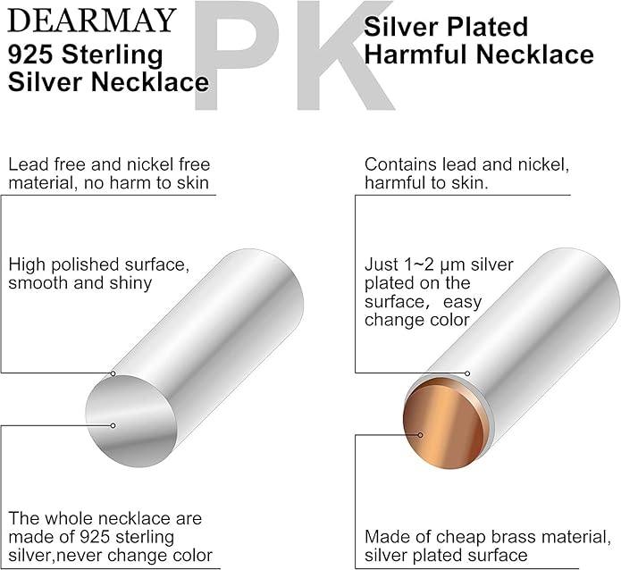 DEARMAY 14K Gold Plated Necklaces for Women, Dainty Gold Herringbone Choker Necklace Thin Layered Snake Chain Jewelry for Gifts