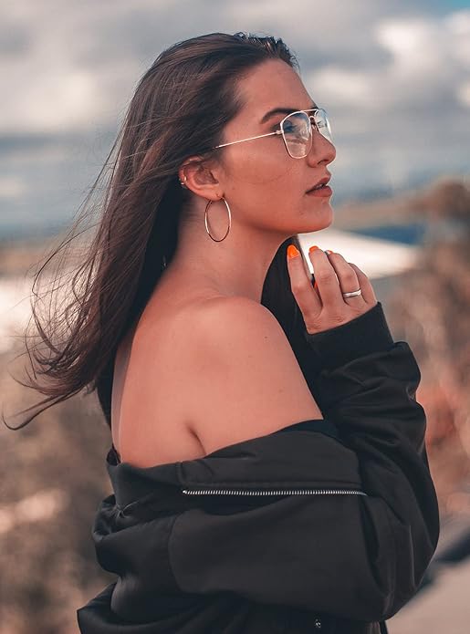 Big Gold Hoop Earrings for Women Hypoallergenic 925 Sterling Silver Post Thin Loop 14K Gold Plated Hoop Earrings Set for Women, 3 Pairs