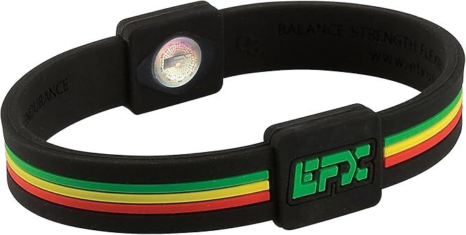 EFX Performance Surgical-Grade Silicone Balance Bracelet with Programmed Holograms for Balance, Strength, Flexibility, Energy | Waterproof & Sweatproof Bracelet for Men and Women | Great for Seniors