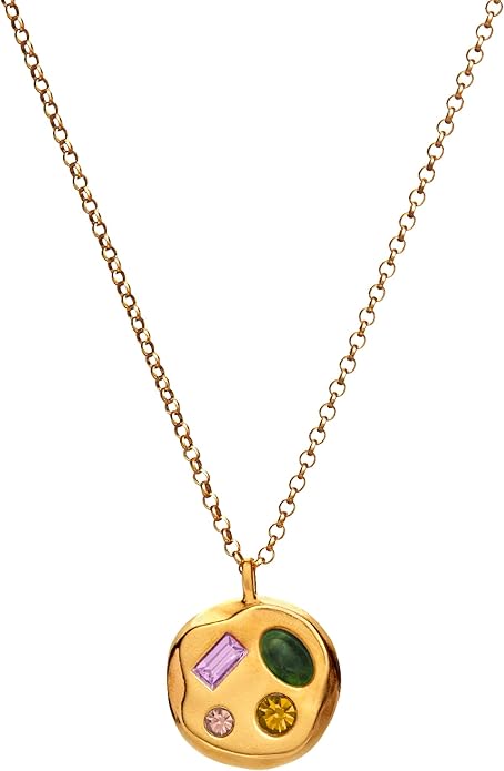Birthdate 14k Gold Necklace for Women - 16-20in Adjustable 14 Karat Gold Chain with Lobster Clasp - Cadenas de Oro 14k Puro Para Mujer, Ladies Jewelry Birthstone