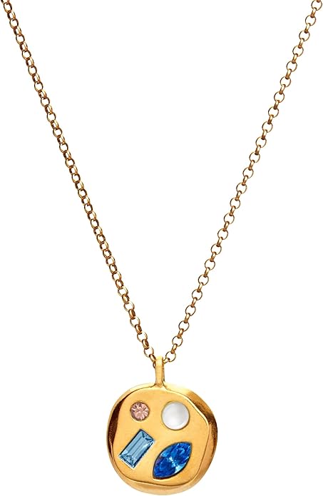 Birthdate 14k Gold Necklace for Women - 16-20in Adjustable 14 Karat Gold Chain with Lobster Clasp - Cadenas de Oro 14k Puro Para Mujer, Ladies Jewelry Birthstone