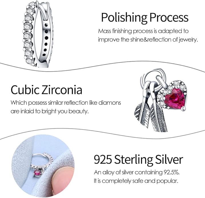 925 Sterling Silver Women Earrings, Sparkling Star and Moon Earrings, Various Hypoallergenic Earrings, Best Gift for Women