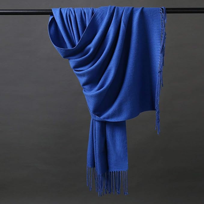 HOYAYO Extra Large Thick Pashmina Shawl Wraps - Wool Soft Winter Warm Scarves Travel Blanket for Women