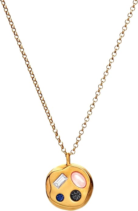Birthdate 14k Gold Necklace for Women - 16-20in Adjustable 14 Karat Gold Chain with Lobster Clasp - Cadenas de Oro 14k Puro Para Mujer, Ladies Jewelry Birthstone