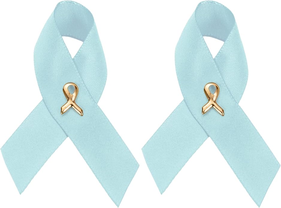 1/2/5/10/25/50/100pcs Satin Awareness Ribbon Pins (Pick your color), for Cancer & Disease Awareness, Bulk Quantities for Fundraising, Events, Gift Giving
