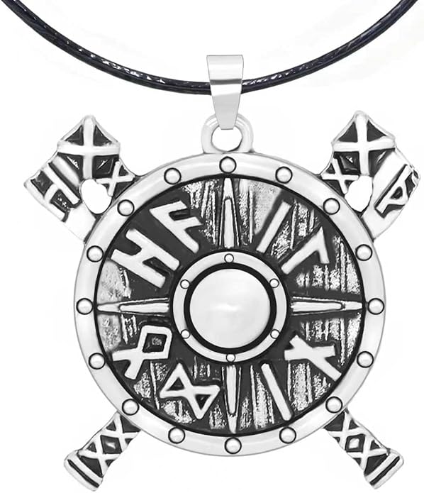 S925 Sterling Silver Viking Pendant, Norse Mythology Inspired Men's Jewelry, Perfect for Necklaces, Gift for Father's Day, Christmas, Birthday