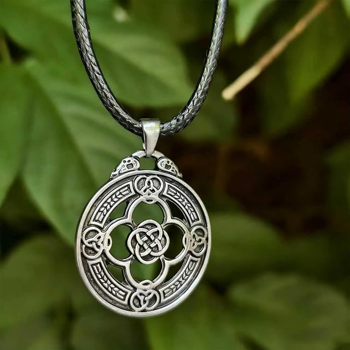 S925 Sterling Silver Viking Pendant, Norse Mythology Inspired Men's Jewelry, Perfect for Necklaces, Gift for Father's Day, Christmas, Birthday