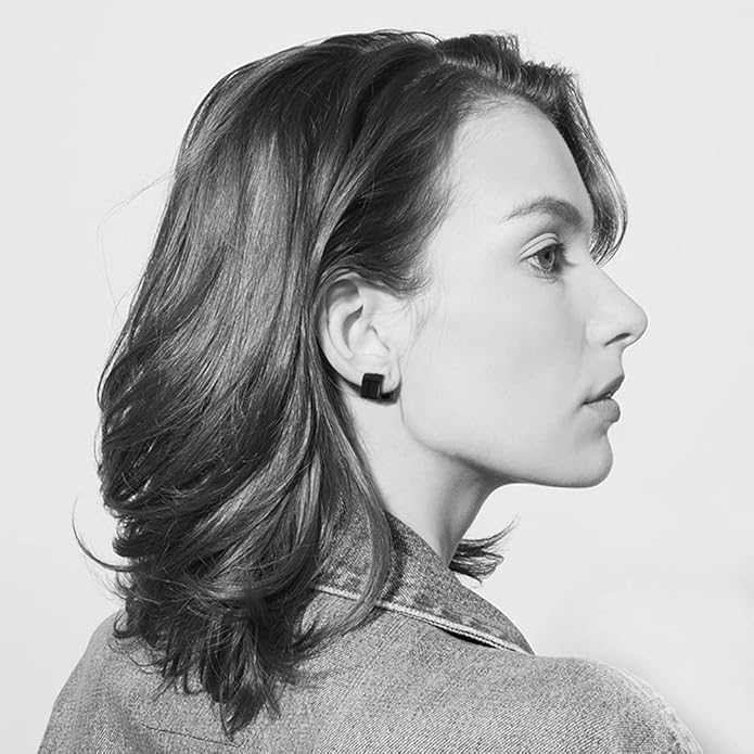 14K Gold Plated Hoop Earring Small Square Huggies Hoops For Women, Minimalist Cute Earrings for Women Girls Gift, gold silver rose gold black and CZ