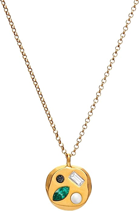Birthdate 14k Gold Necklace for Women - 16-20in Adjustable 14 Karat Gold Chain with Lobster Clasp - Cadenas de Oro 14k Puro Para Mujer, Ladies Jewelry Birthstone