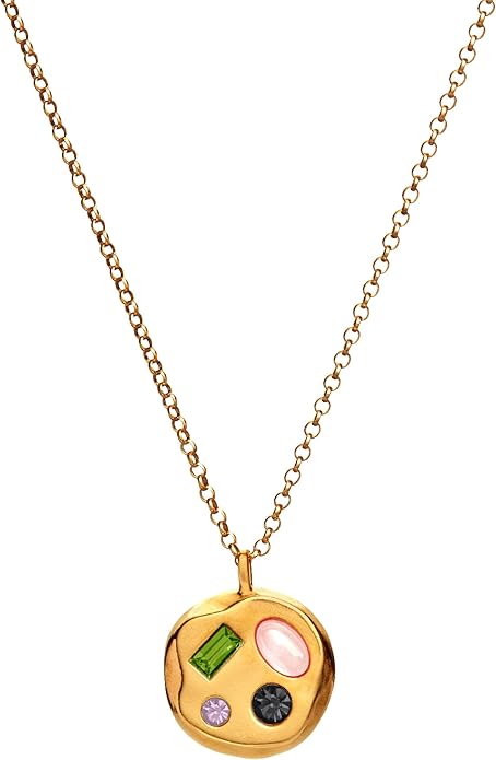 Birthdate 14k Gold Necklace for Women - 16-20in Adjustable 14 Karat Gold Chain with Lobster Clasp - Cadenas de Oro 14k Puro Para Mujer, Ladies Jewelry Birthstone