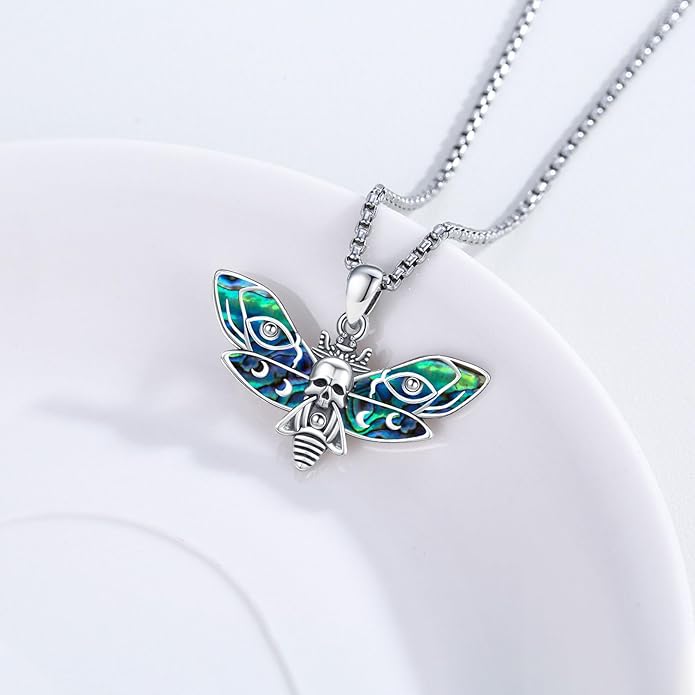 KoyeKei Sterling Silver Halloween Necklace Gothic Jewelry Gifts for Women Men