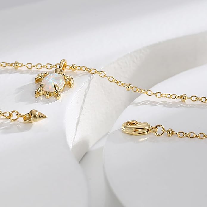 Lit Wall Gold Anklets for Women 18K Gold Plated Adjustable Summer Simple Foot Jewelry Ankle Bracelet for Women