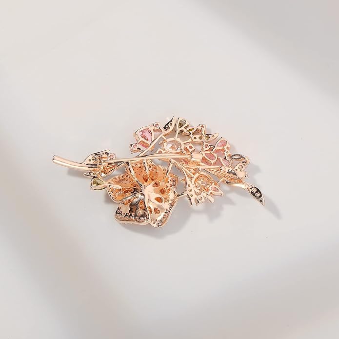 AILONMEI Brooch Pins For Women Fashion, Flower Brooches Jewelry For Women Floral Series Brooches And Pins Designer Lady's Costume