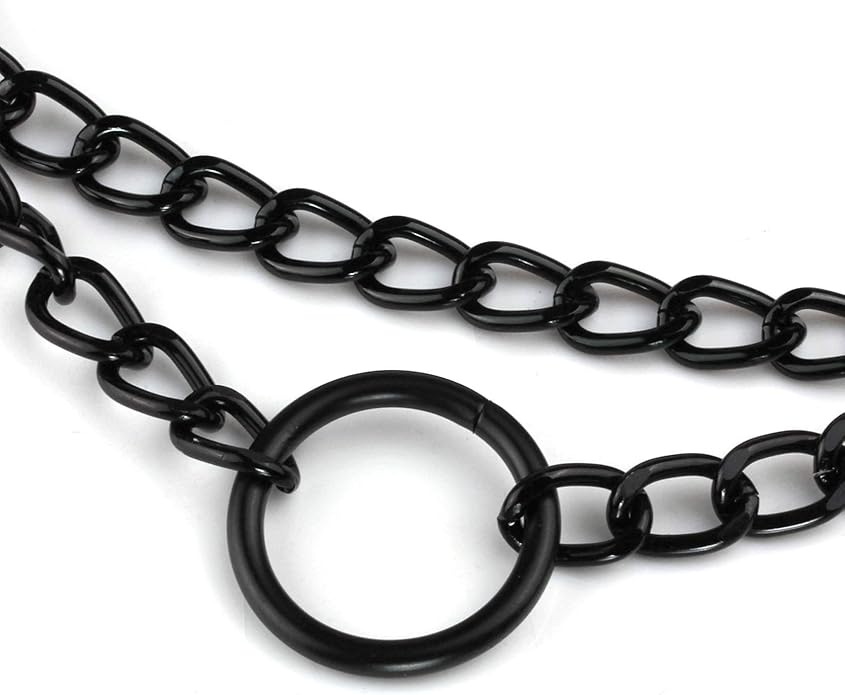 MILAKOO PU Leather Punk Choker Necklaces Circle/Heart Charm Adjustable Collar Necklace for Women