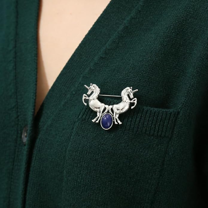 2026 New Year Of Horse Pin Brooch, Good Luck Chinese Zodiacs Horse Pins For Fashion Accessories Animal Lucky Charm Statue Feng Shui Gifts Jewelry For Women Men
