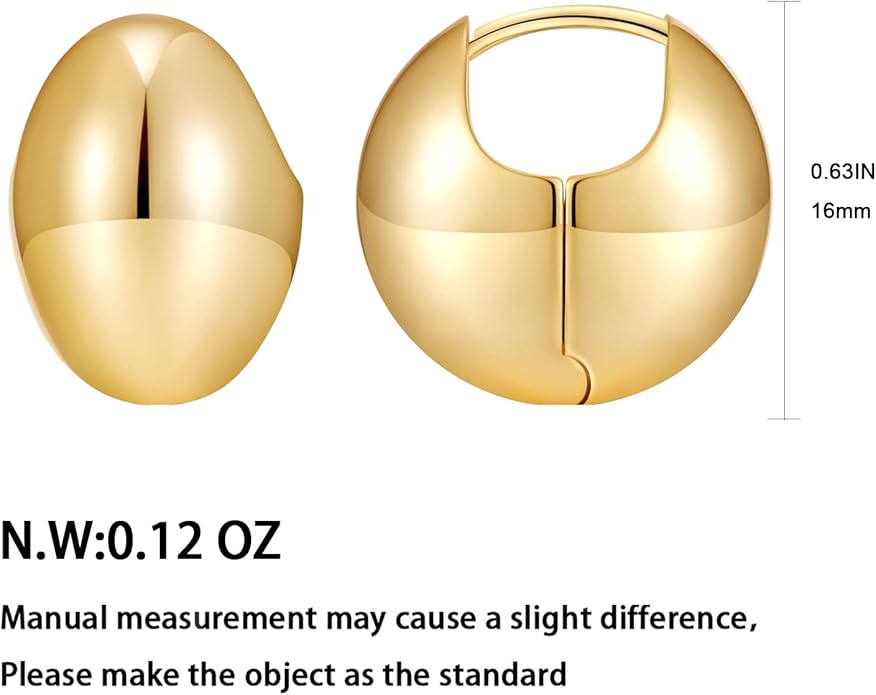 14K Gold Plated Hoop Earring Small Square Huggies Hoops For Women, Minimalist Cute Earrings for Women Girls Gift, gold silver rose gold black and CZ