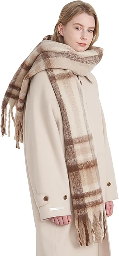 Halemet Vintage Scarfs for Women Warm Shawls and Wraps for Evening Dresses Soft Poncho Coat Thick Cardigan Wrap Cozy 2026