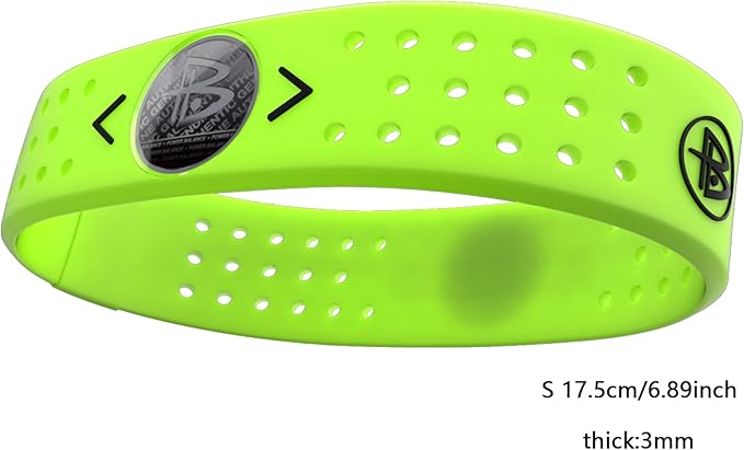 Power Balance The Original Genuine Performance Wristband, Silicone Rubber Wristbands Bracelets Sports Bracelet Wristband for Men Women, Power Bangles, Safe Waterproof Lightweight Durable