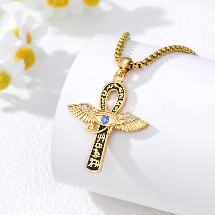 YEESIA Cross Necklace for Men Women 925 Sterling Silver Christian Pendant Religious Jewelry Gift for Men Women.