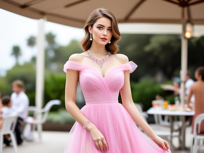 Paxuan Crystal Bridal Wedding Jewelry Sets for Women Rhinestone Teardrop Crystal Statement Choker Necklace Drop Earrings Link Bracelets Rings Teardrop Jewelry Set for Brides Bridesmaids