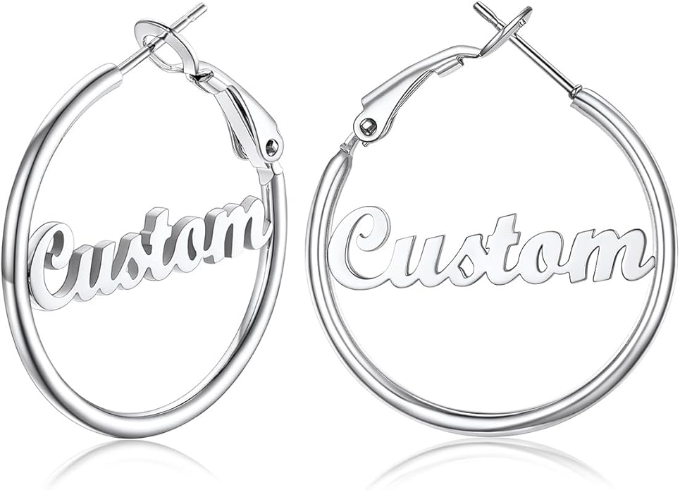 FOCALOOK 14K Gold Plated Lightweight Large Hoops| 2mm Thin Hoop Earrings for Women 30/40/50/70/100mm