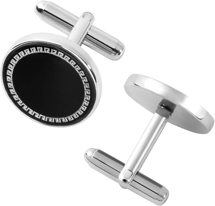 Dannyshi Cufflinks for Men Classic Wedding Business Shirt Cuff Links Set Gifts with Box