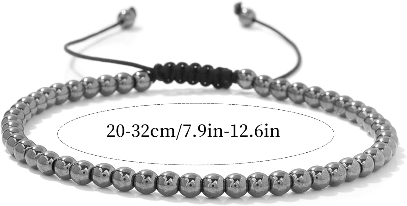 Lit Wall Crystal Anklets for Women Handmade Beach Boho Ankle Bracelet 4mm Adjustable Beaded Ankle Bracelet Waterproof Natural Stone Anklet Plus Size Anklets Gemstone Anklet Jewelry Gift for Her