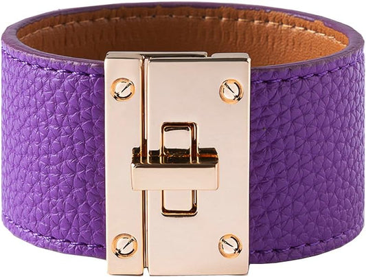 Rantanto Braid Leather Wrap Bracelet Trendy Stackable Crystal Cuff Boho Gold Heart Bracelet Jewelry Gift For Women