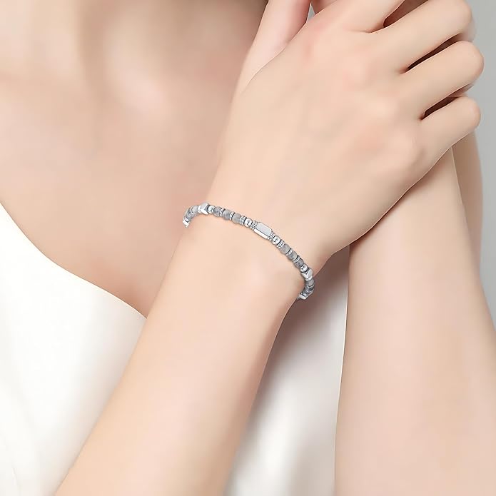 Beaded Bracelets for Women - Silver and Gold Boho Bracelets, Trendy Jewelry Gifts for Lover, Mom, Friends